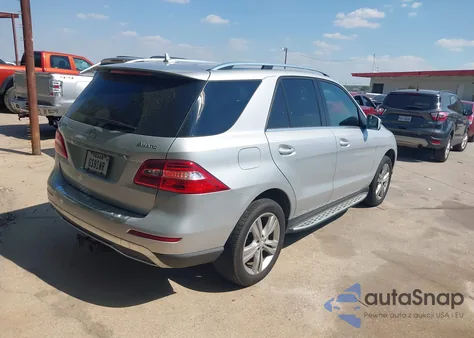 2015 Mercedes-Benz Ml 350 4Matic from USA, damaged, VIN 4JGDA5HB5FA514636